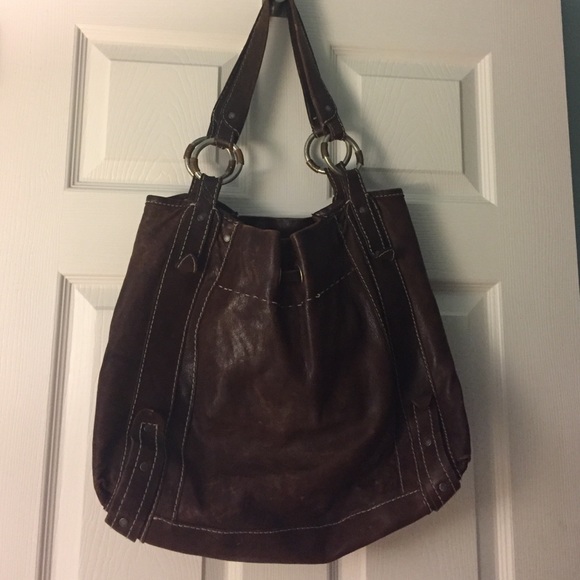 COPY - Abercrombie and Fitch Distressed Leather Bag - Picture 1 of 14
